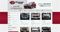 Desktop Screenshot of firmocar.com.br